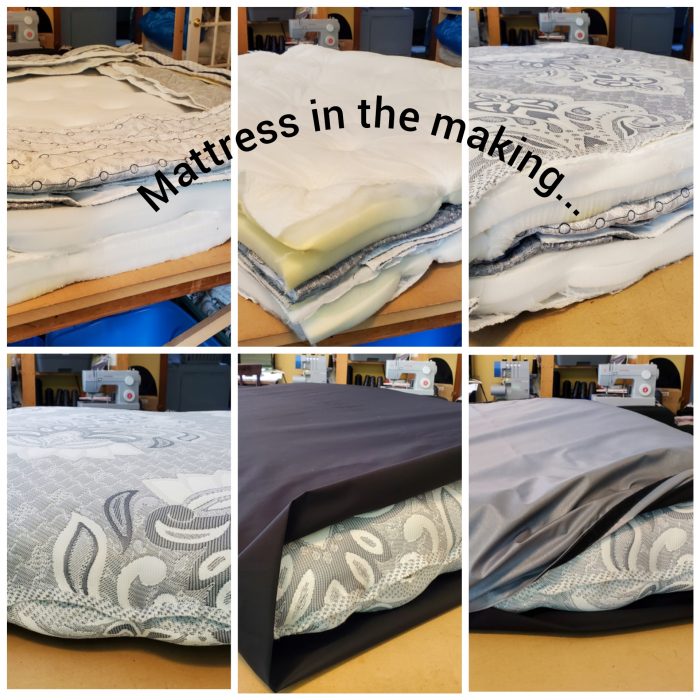 mattress in the making